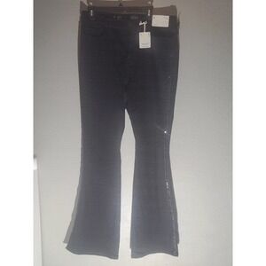 ANA A New Approach Jeans Womens 14 Black  High Rise‎ Flare Size 14